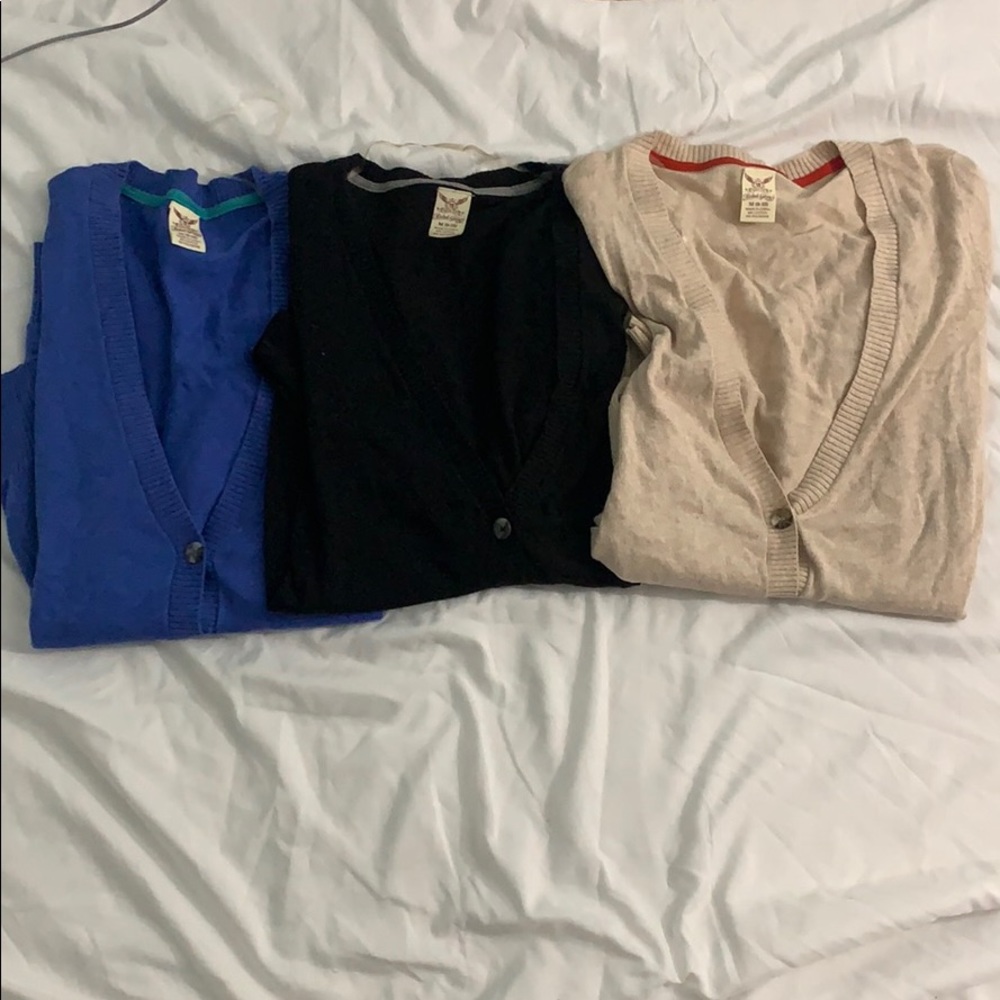 3 V neck Cardigans for $12